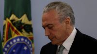 Ap�s esc�ndalo, presidente Michel Temer diz que n�o renuncia ao mandato