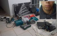 PM de Bofete prende rapaz por furto de ferramentas e eletrodom�sticos