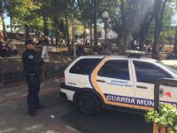 GCM prende homem procurado pela justia na Praa do Bosque
