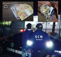 Adolescente � flagrado em a��o de trafic�ncia no centro de Itatinga