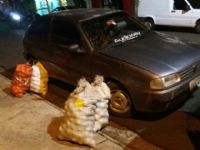 PM de Len��is Paulista flagra furto de mais de 900 quilos de laranja 