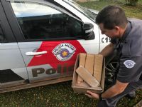 PM de Pereiras realiza apreens�o de quatro quilos de maconha