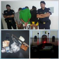 GCM de Itatinga prende trio que usava casa de idosos para guardar droga