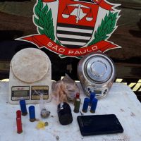 SIG de S�o Manuel apreende maconha e muni��o em col�nia de pescadores