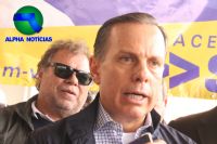Pr�-candidato a governador de S�o Paulo, Jo�o D�ria, � recebido em Bofete