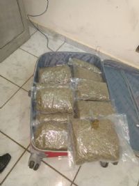 Mulher � presa em Pardinho com mais de 15 kg de droga conhecida como 