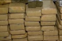 Pol�cia Rodovi�ria apreende 132 kg de maconha em 161 tabletes em rodovia
