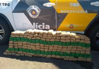 A��o do TOR em ped�gio resulta na apreens�o de mais de 150 kg de maconha