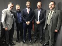 Superintendente do HCFMB e prefeito de Botucatu s�o recebidos pelo vice-governador 